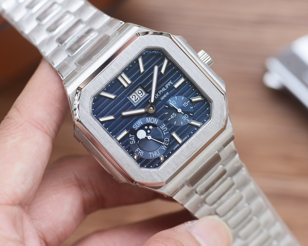 Patek Philippe Cubitus 40mm Ręczny naciąg AAA Replika wysokiej jakości Zegarki Zegarek