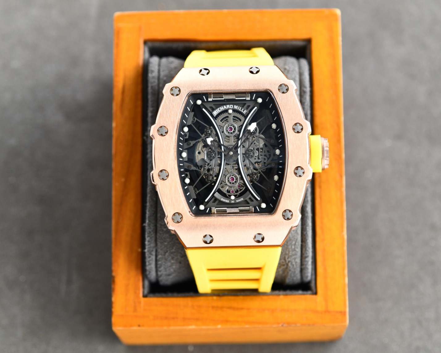 Richard Mille RM053-01 43mm 904L Stal nierdzewna AAA Replika wysokiej jakości Zegarki Zegarek