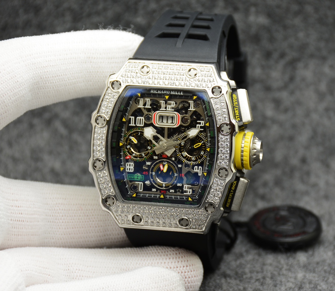 Richard Mille RM11-03 Stal Automatyczny AAA Replika wysokiej jakości Zegarki Zegarek