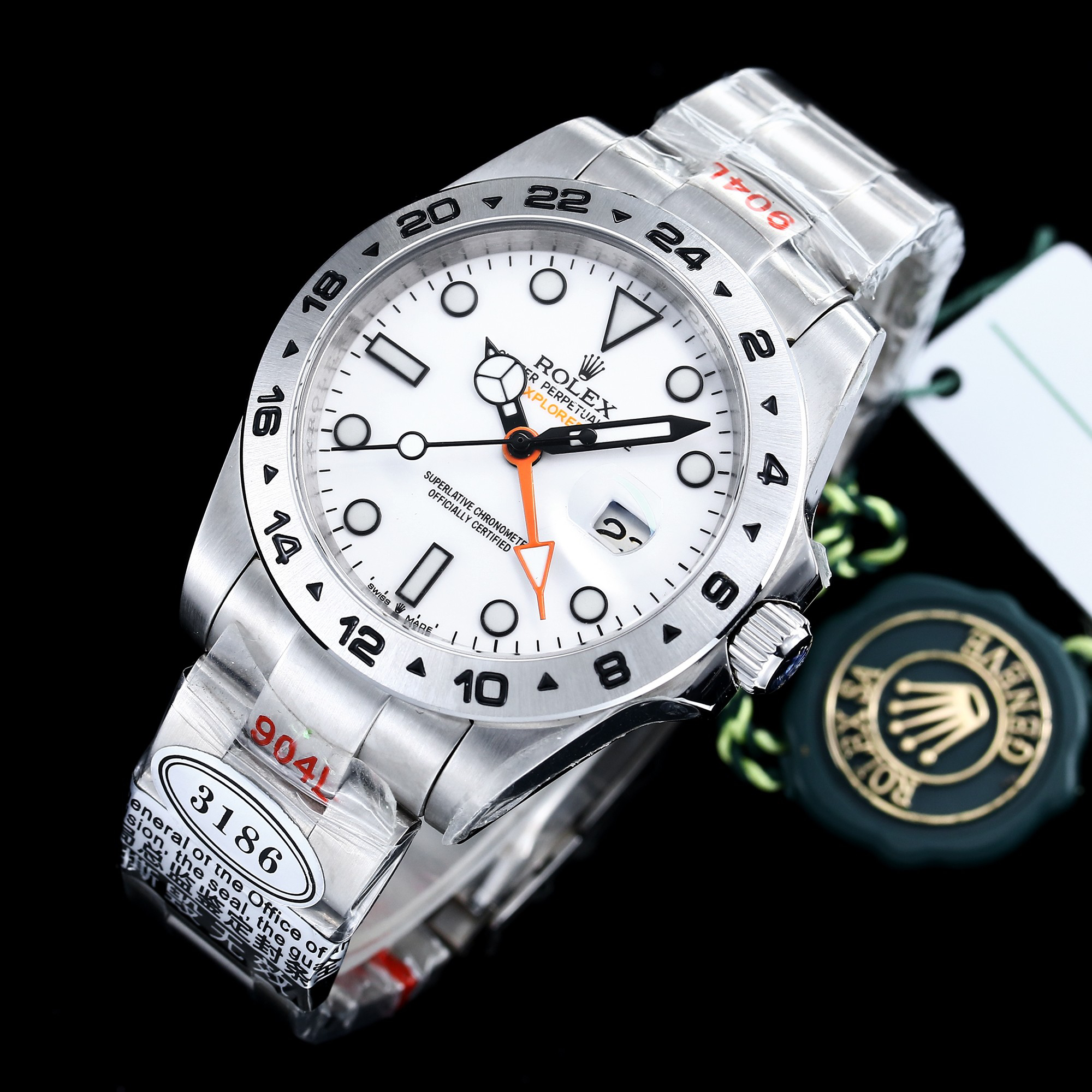 Rolex Explorer II 42mm 3186 AAA Replika wysokiej jakości Zegarki Zegarek