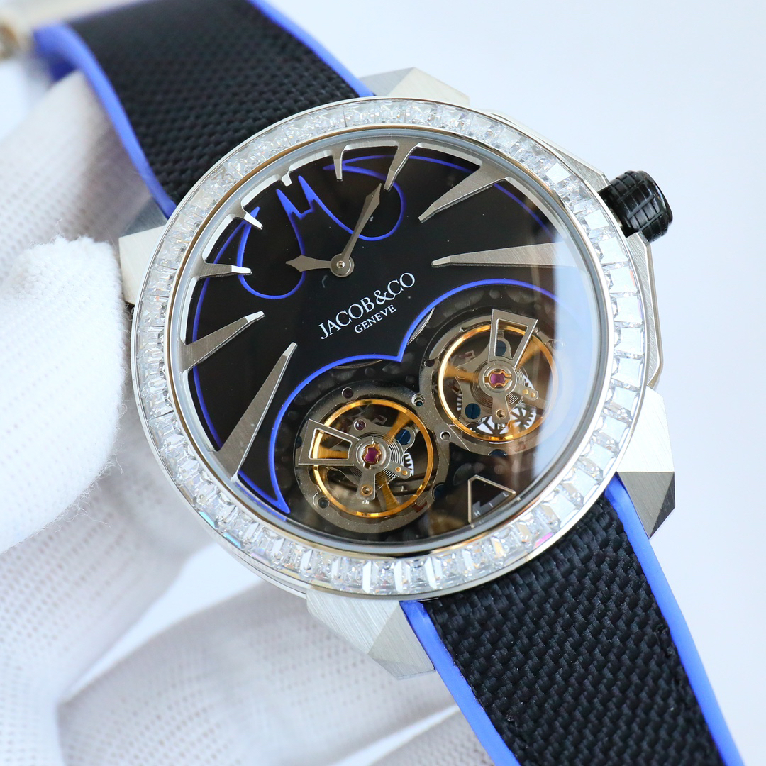 Jacob & Co. Gotham City 44mm Automatyczny AAA Replika wysokiej jakości Zegarki Zegarek