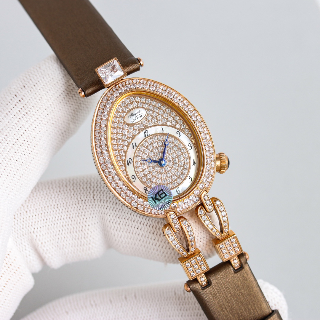 Breguet Reine de Naples Damski Kwarc AAA Replika wysokiej jakości Zegarki Zegarek
