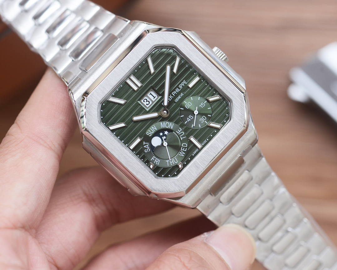 Patek Philippe Cubitus 40mm Ręczny naciąg AAA Replika wysokiej jakości Zegarki Zegarek - Image 2