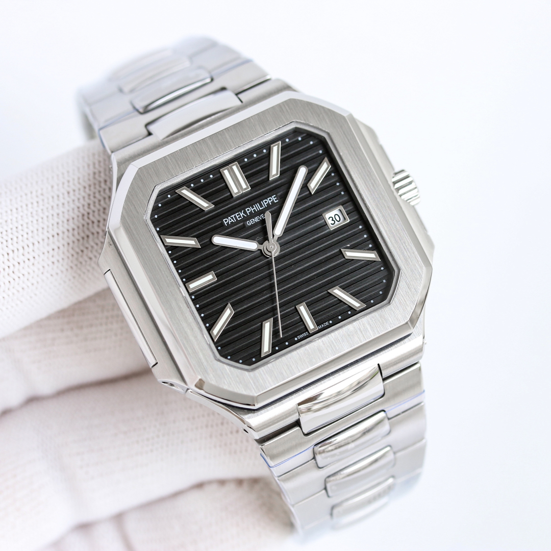 Patek Philippe Cubitus 45mm Stal nierdzewna AAA Replika wysokiej jakości Zegarki Zegarek - Image 2