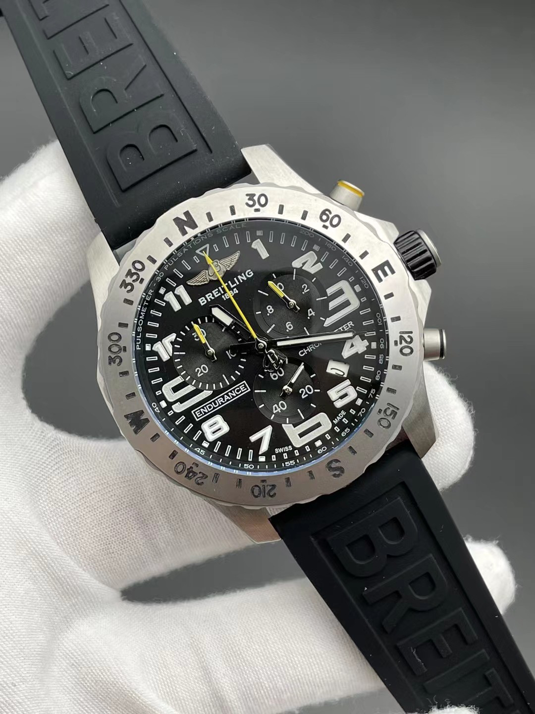 Breitling Endurance Pro Czarny Koperta AAA Replika wysokiej jakości Zegarki Zegarek