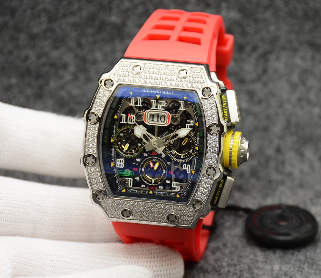 Richard Mille RM11-03 Stal Automatyczny AAA Replika wysokiej jakości Zegarki Zegarek - Image 2