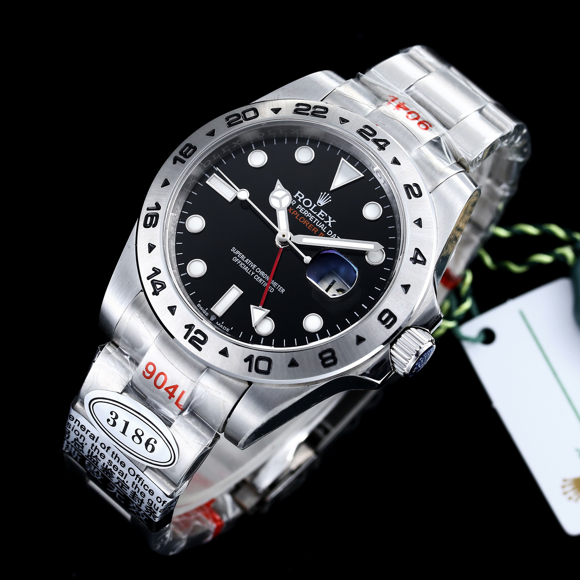 Rolex Explorer II 42mm 3186 AAA Replika wysokiej jakości Zegarki Zegarek - Image 2