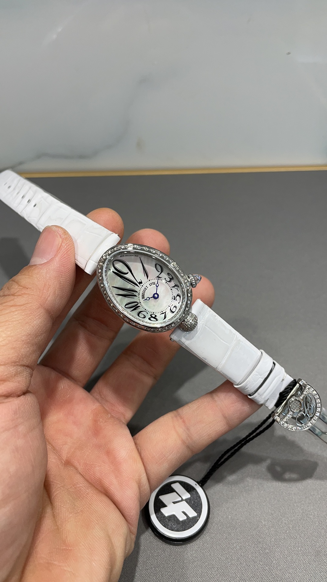 Breguet Reine de Naples 33mm Alligator AAA Replika wysokiej jakości Zegarki Zegarek