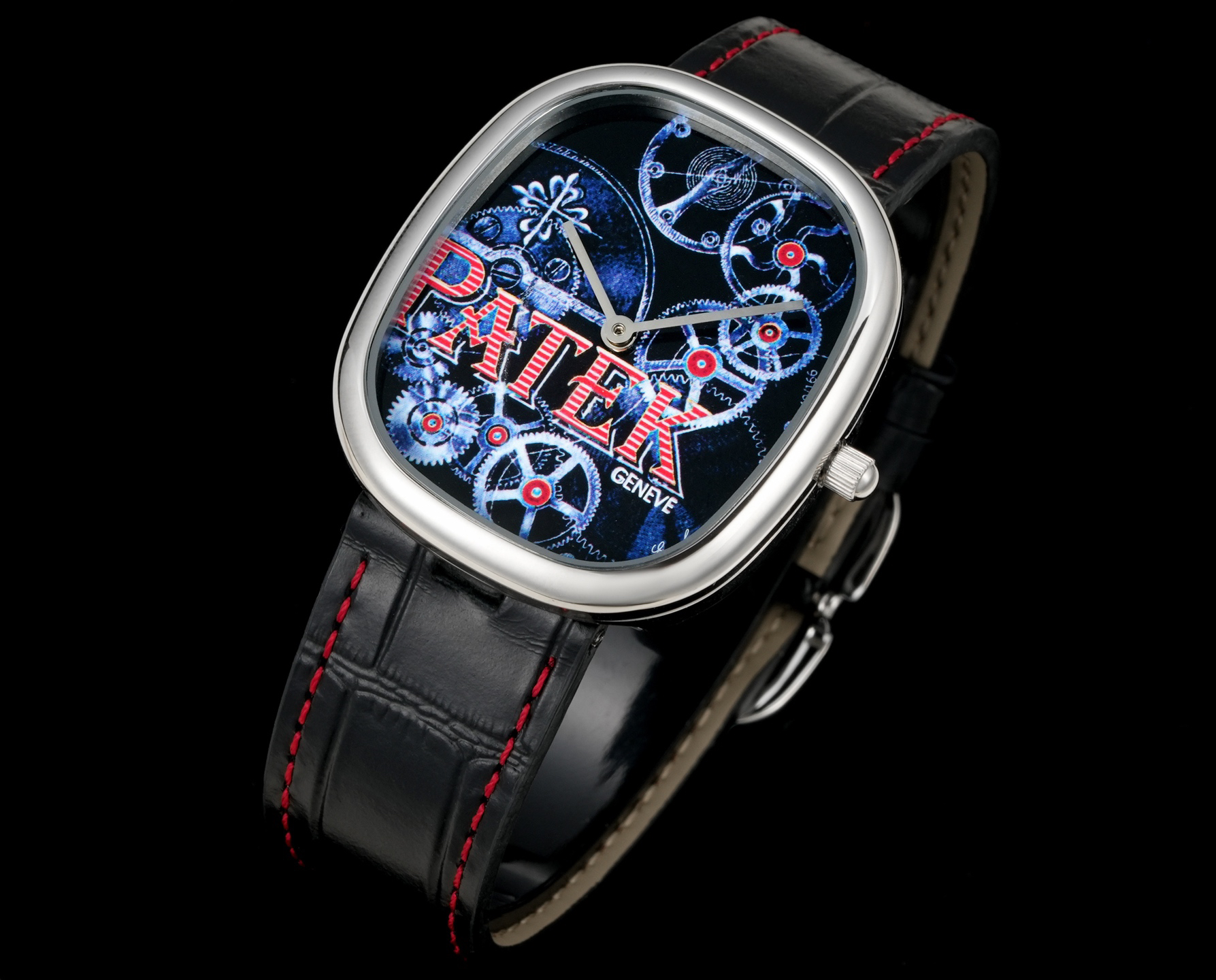 Patek Philippe Golden Ellipse 40x36mm 9015 AAA Replika wysokiej jakości Zegarki Zegarek - Image 3