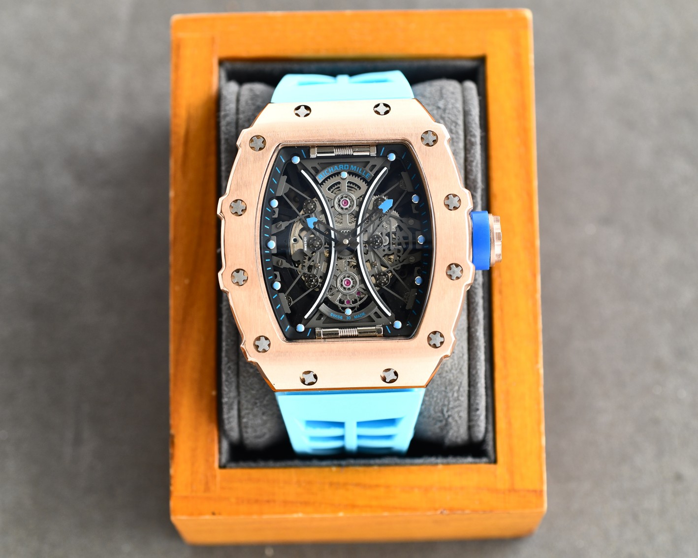 Richard Mille RM053-01 43mm 904L Stal nierdzewna AAA Replika wysokiej jakości Zegarki Zegarek - Image 3