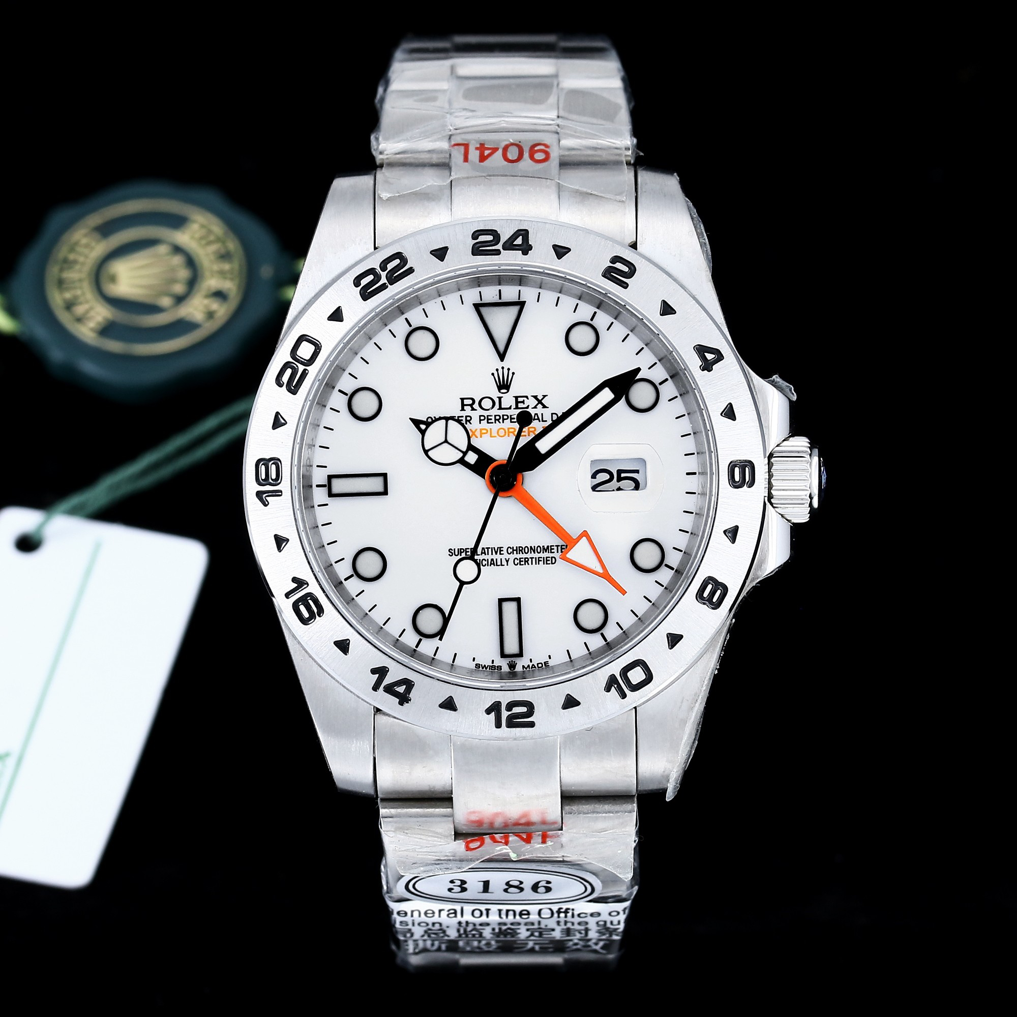Rolex Explorer II 42mm 3186 AAA Replika wysokiej jakości Zegarki Zegarek - Image 3