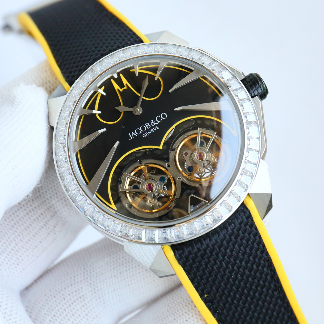 Jacob & Co. Gotham City 44mm Automatyczny AAA Replika wysokiej jakości Zegarki Zegarek - Image 3