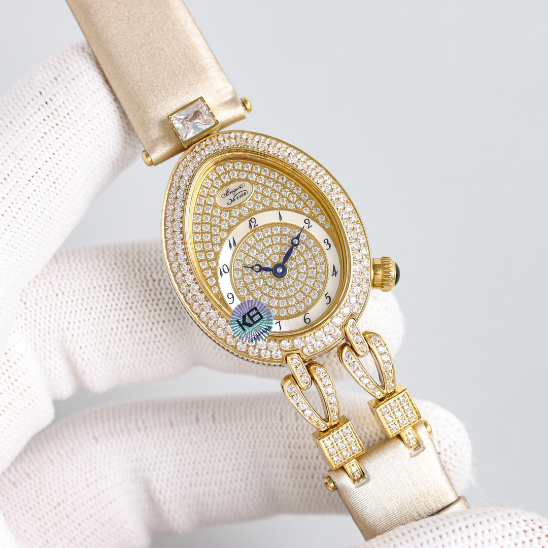 Breguet Reine de Naples Damski Kwarc AAA Replika wysokiej jakości Zegarki Zegarek