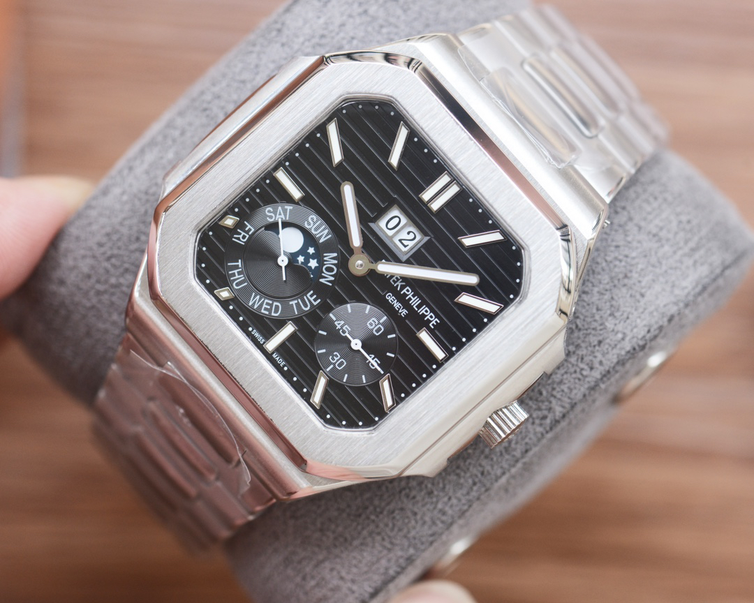 Patek Philippe Cubitus 40mm Ręczny naciąg AAA Replika wysokiej jakości Zegarki Zegarek - Image 4