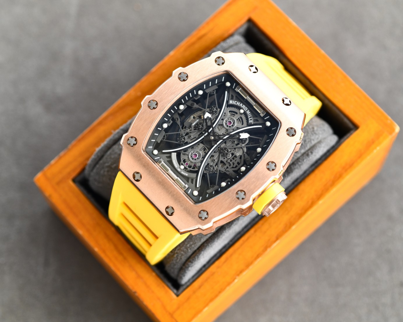 Richard Mille RM053-01 43mm 904L Stal nierdzewna AAA Replika wysokiej jakości Zegarki Zegarek - Image 4