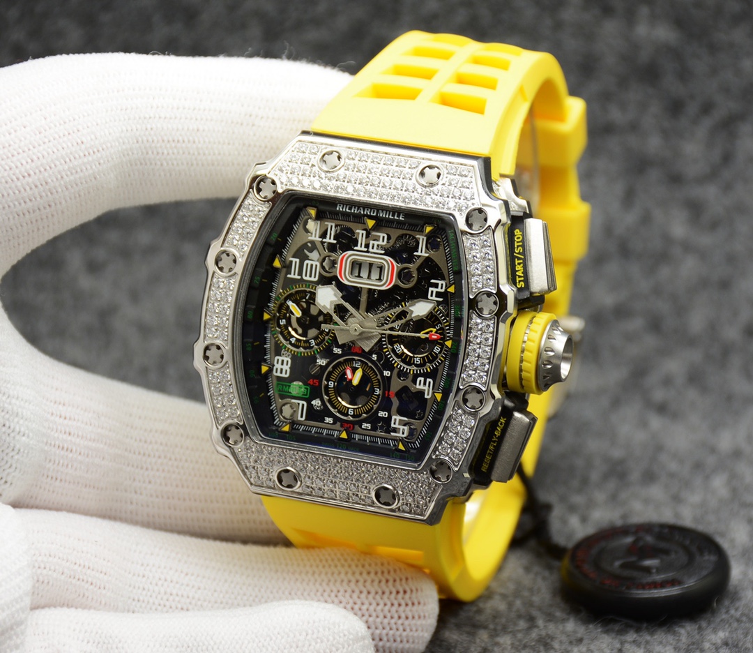 Richard Mille RM11-03 Stal Automatyczny AAA Replika wysokiej jakości Zegarki Zegarek - Image 4