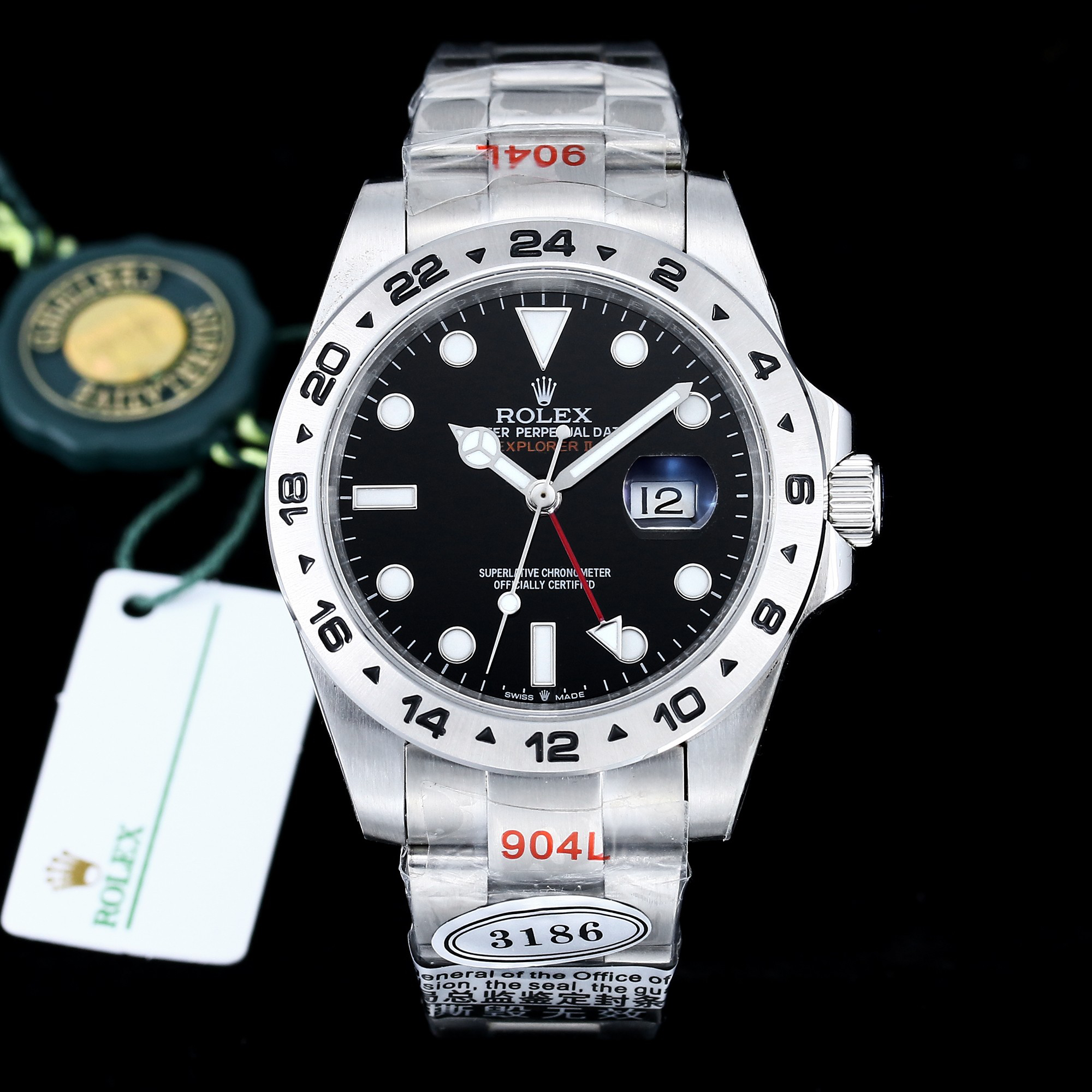 Rolex Explorer II 42mm 3186 AAA Replika wysokiej jakości Zegarki Zegarek - Image 4
