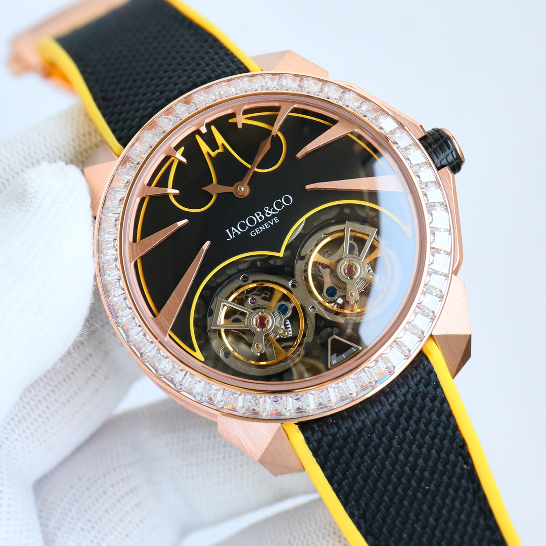 Jacob & Co. Gotham City 44mm Automatyczny AAA Replika wysokiej jakości Zegarki Zegarek - Image 4