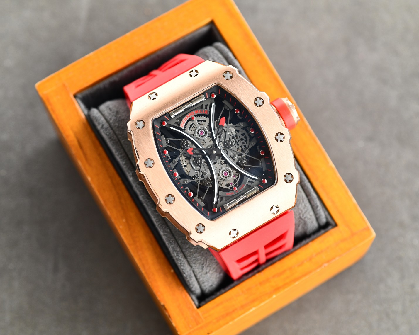 Richard Mille RM053-01 43mm 904L Stal nierdzewna AAA Replika wysokiej jakości Zegarki Zegarek - Image 5