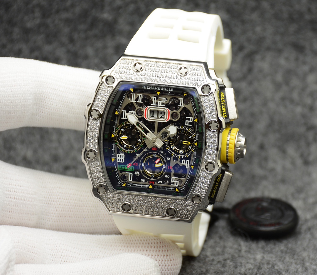 Richard Mille RM11-03 Stal Automatyczny AAA Replika wysokiej jakości Zegarki Zegarek - Image 5