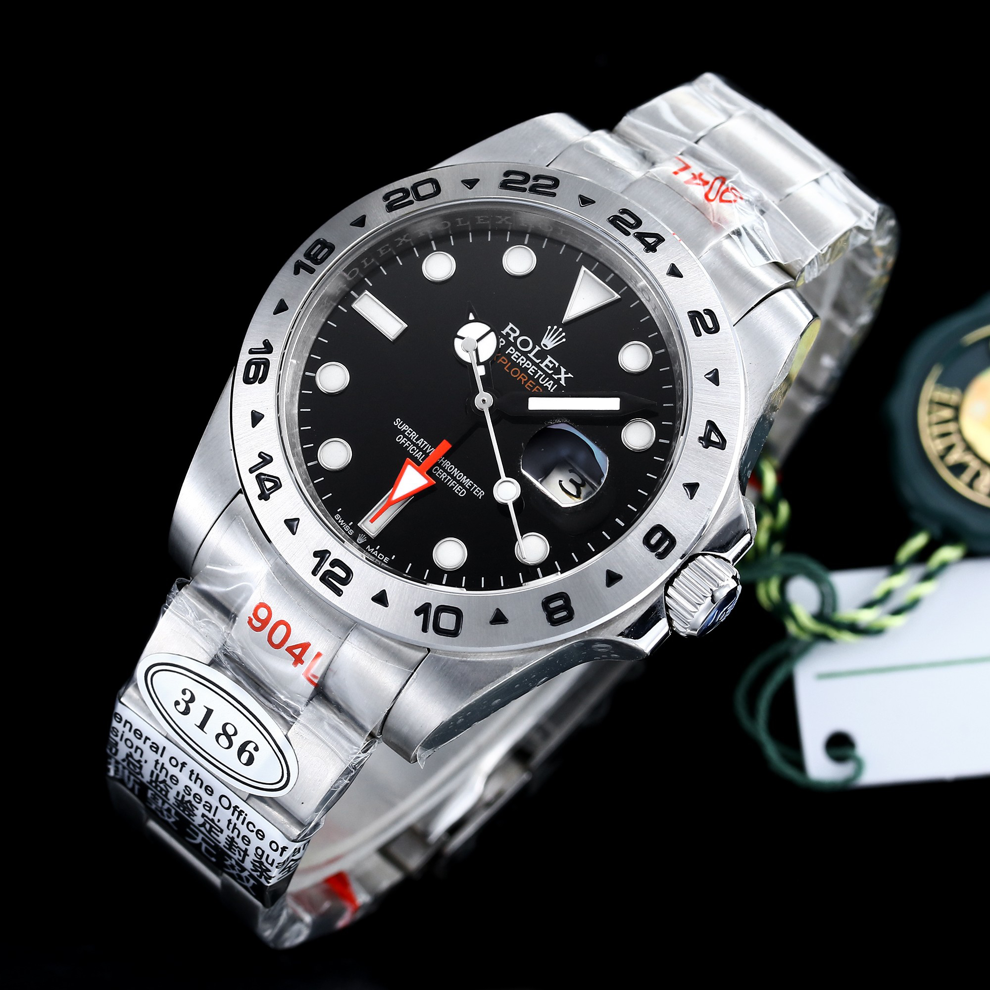 Rolex Explorer II 42mm 3186 AAA Replika wysokiej jakości Zegarki Zegarek - Image 5
