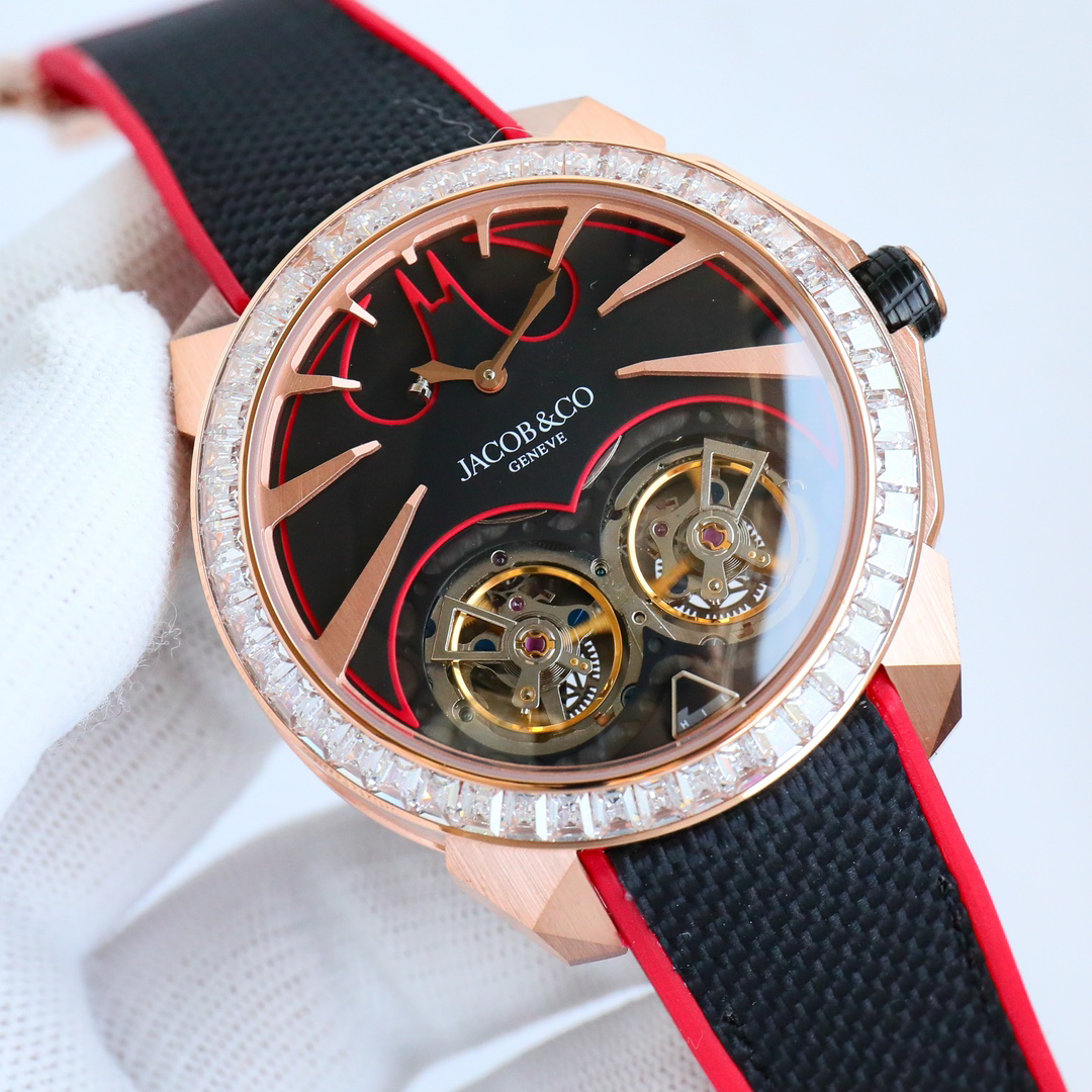 Jacob & Co. Gotham City 44mm Automatyczny AAA Replika wysokiej jakości Zegarki Zegarek - Image 5