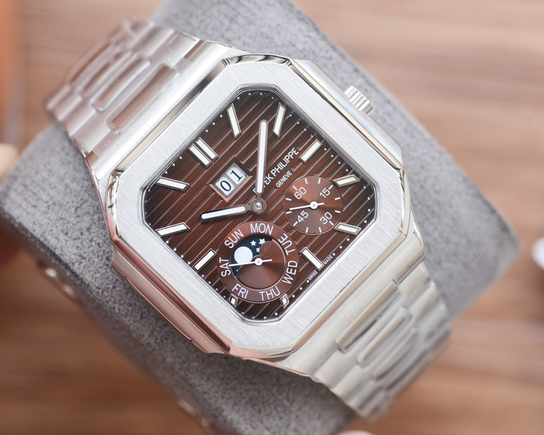Patek Philippe Cubitus 40mm Ręczny naciąg AAA Replika wysokiej jakości Zegarki Zegarek - Image 6
