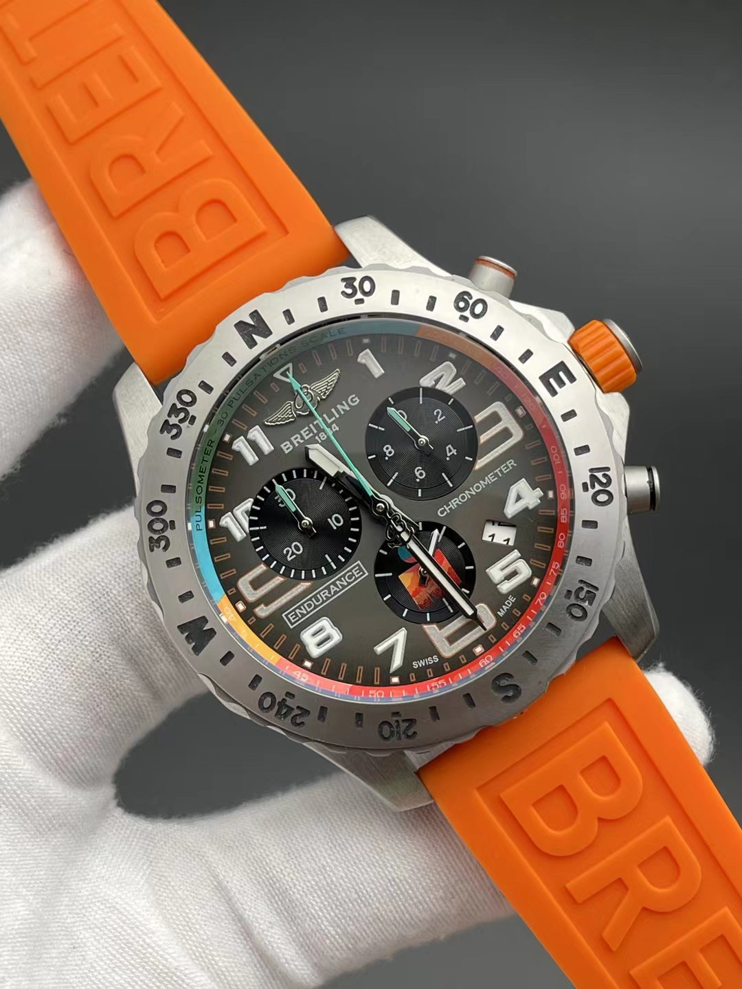 Breitling Endurance Pro Czarny Koperta AAA Replika wysokiej jakości Zegarki Zegarek