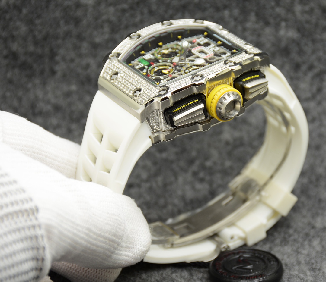 Richard Mille RM11-03 Stal Automatyczny AAA Replika wysokiej jakości Zegarki Zegarek - Image 6