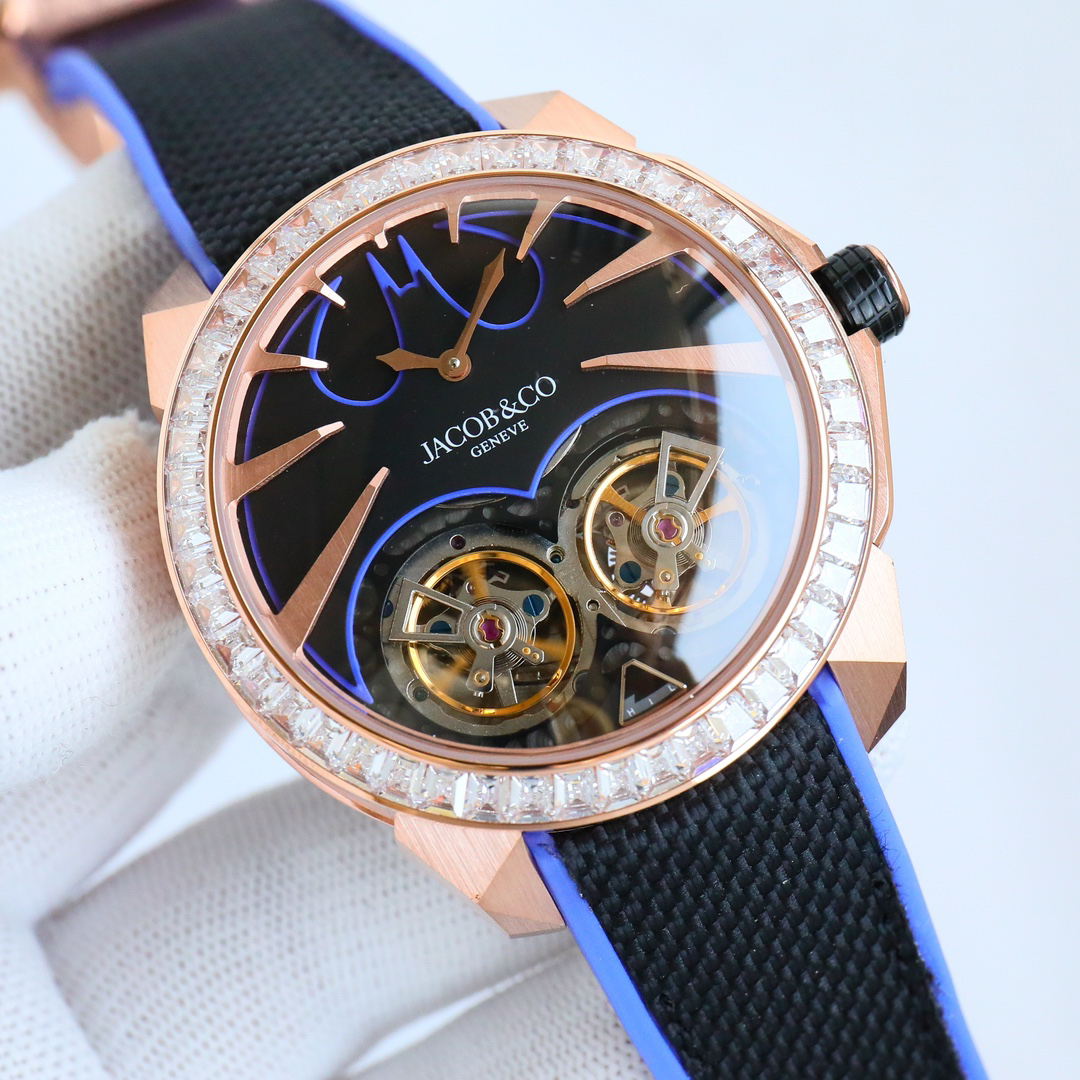 Jacob & Co. Gotham City 44mm Automatyczny AAA Replika wysokiej jakości Zegarki Zegarek - Image 6