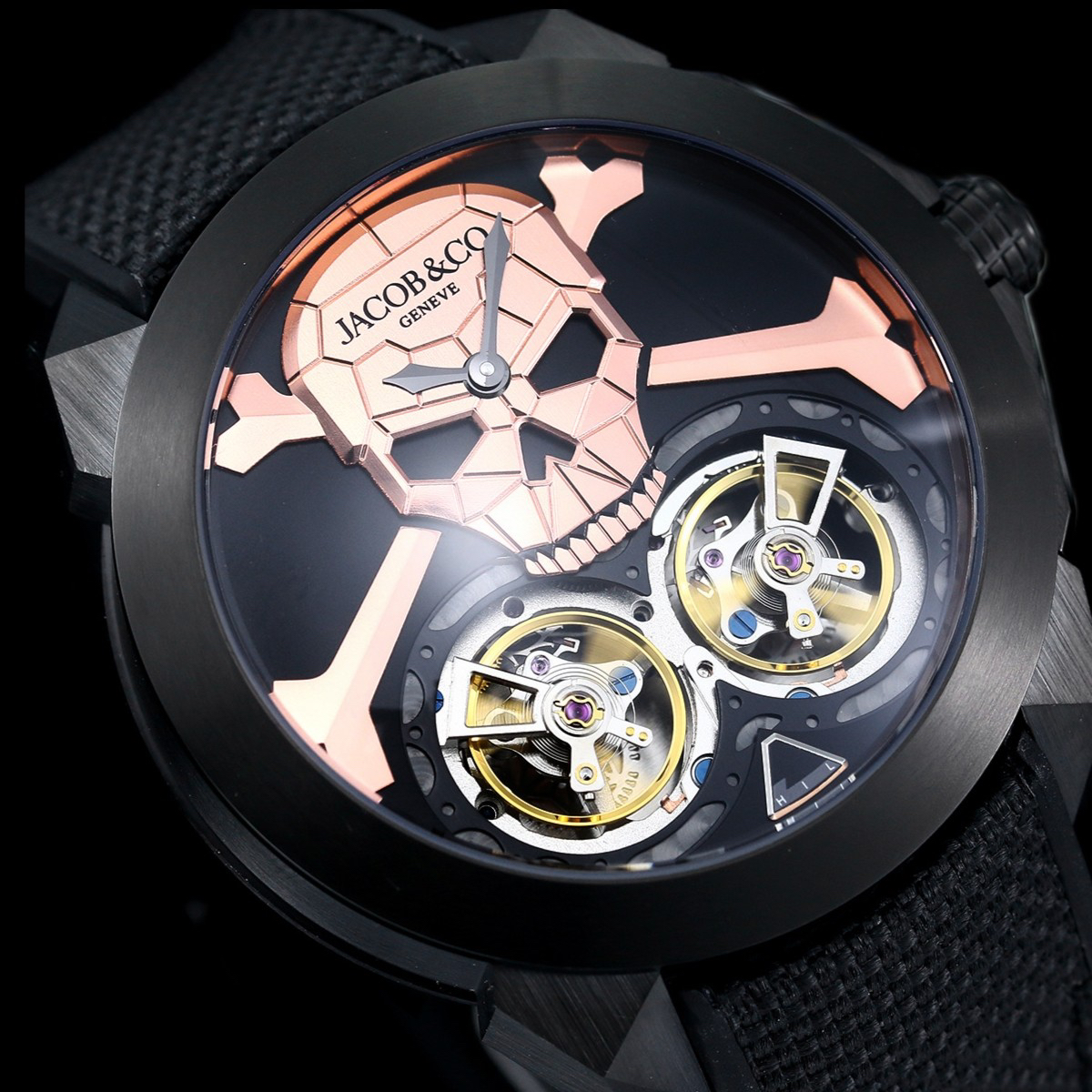 Jacob & Co. Gotham City 44mm Automatyczny AAA Replika wysokiej jakości Zegarki Zegarek - Image 7