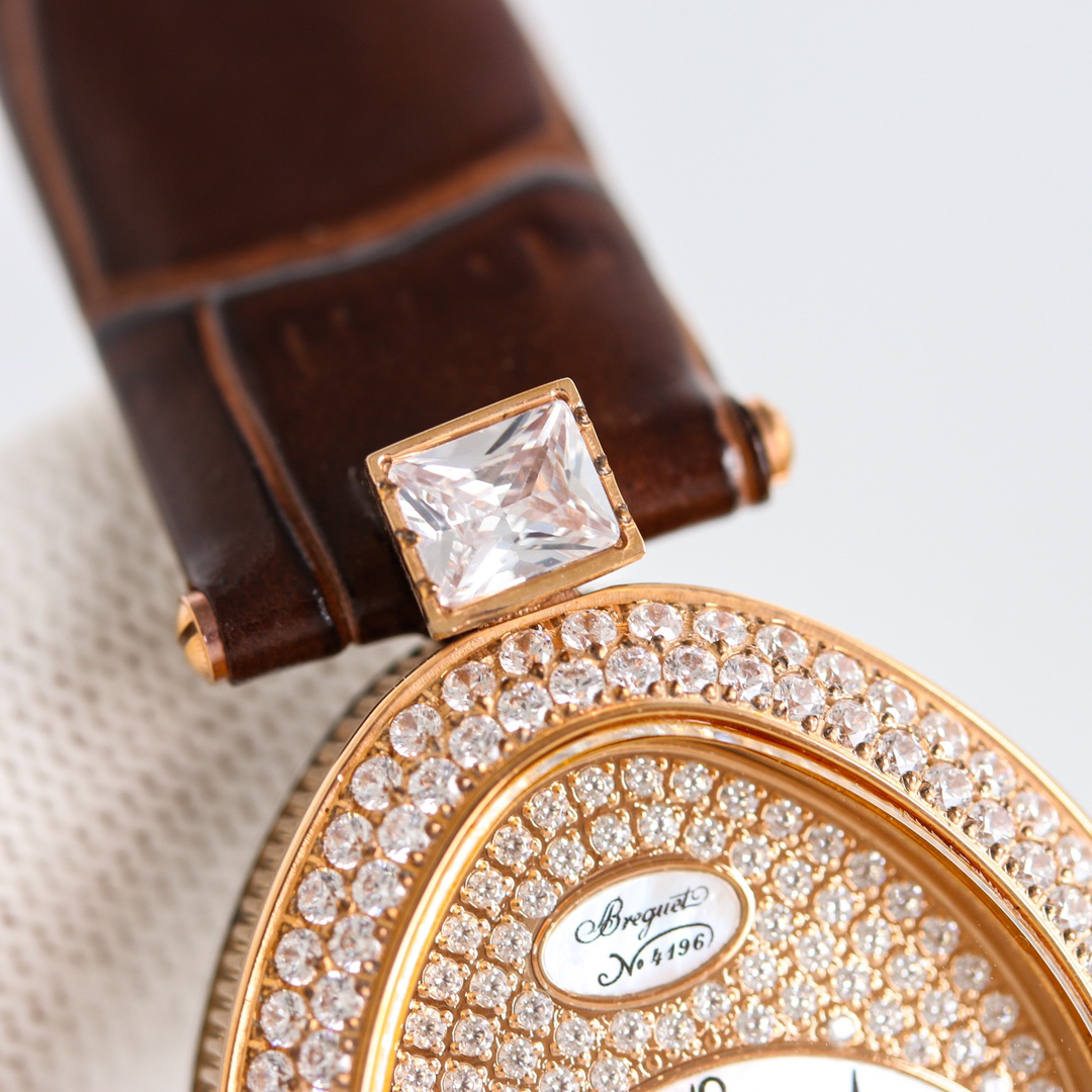 Breguet Reine de Naples Damski Kwarc AAA Replika wysokiej jakości Zegarki Zegarek