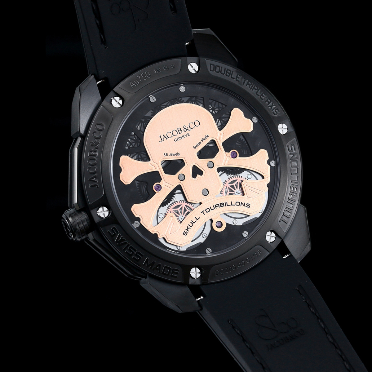 Jacob & Co. Gotham City 44mm Automatyczny AAA Replika wysokiej jakości Zegarki Zegarek - Image 8