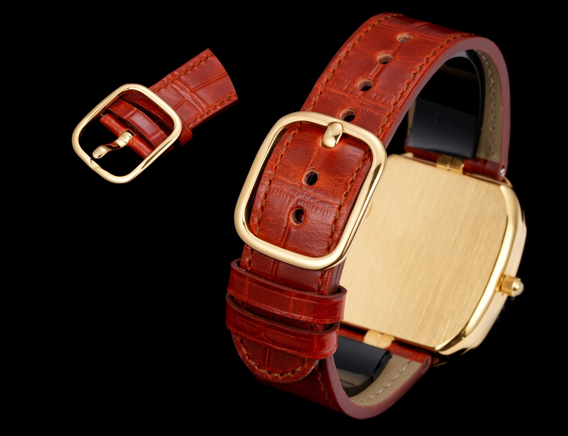 Patek Philippe Golden Ellipse Stal nierdzewna AAA Replika wysokiej jakości Zegarki Zegarek - Image 8