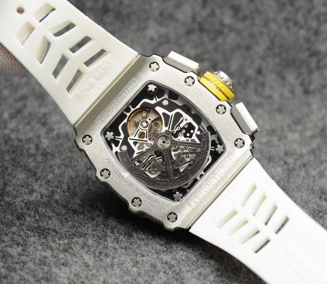 Richard Mille RM11-03 Stal Automatyczny AAA Replika wysokiej jakości Zegarki Zegarek - Image 9